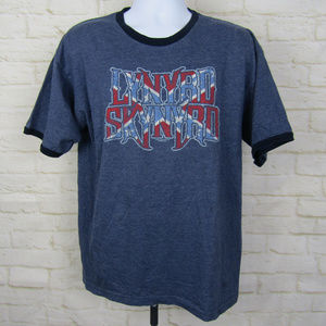 2003 Lynard Skynard Concert Shirt Sz Large Blue